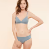 Soutien-gorge coques fines sans armatures en microfibre extensible - PURE 360 - CELADON - Etam