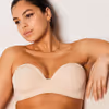 Lightly lined strapless bra-6535758