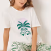 VELU Palm tree print cotton t-shirt 6544778